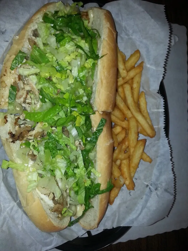 Chicken Philly with Fries