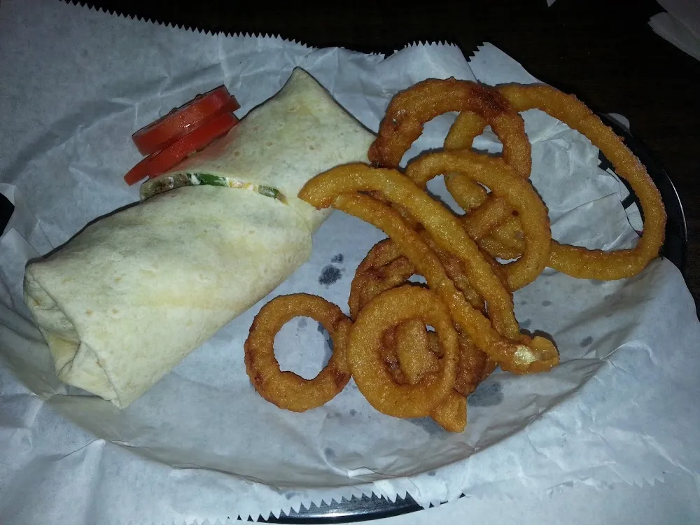 Steak Fajitas Wrap with Onion Rings